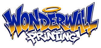 Wonderwall Printing graffiti logo